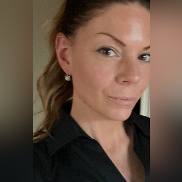 Zales dangle 1/2 TCW 10k diamond earrings - Picture 4 of 4